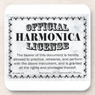 Harnonica-Lizenz Getränkeuntersetzer