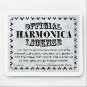 Harnonica-Lizenz Mousepad (Vorne)