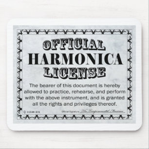 Harnonica-Lizenz Mousepad