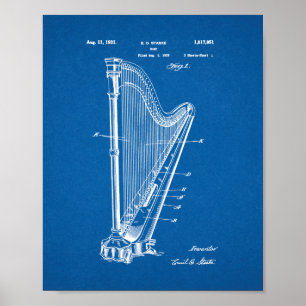 Harnpatent - Blueprint Poster