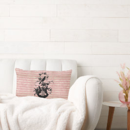 Harnstoff Bird & Pink Diamantkissen Lendenkissen