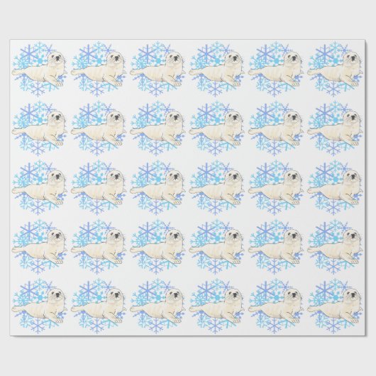 Harnstoff-Siegel Geschenkpapier (Flach)