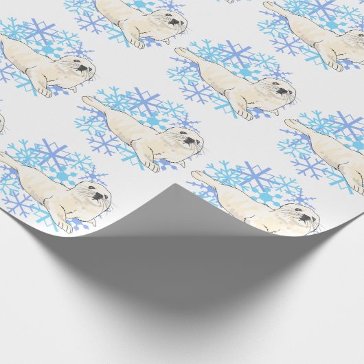 Harnstoff-Siegel Geschenkpapier (Ecke)