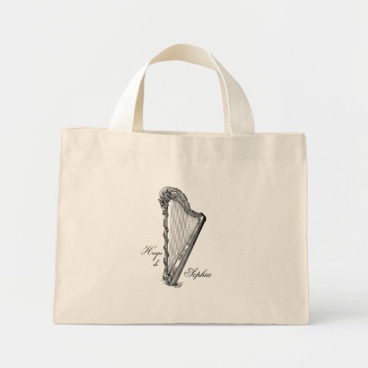 Harnstoff Tiny Tasche mit Individuelle Name (Vorne)