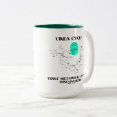 Harnstoff-Zyklus-erster metabolischer Zyklus Zweifarbige Tasse (VorderseiteRechts)