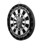 Harnsymbol-Dartboard mit benutzerdefiniertem Text Dartscheibe (Vorderseite rechts)