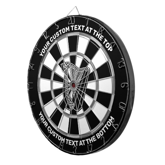 Harnsymbol-Dartboard mit benutzerdefiniertem Text Dartscheibe (Vorderseite rechts)