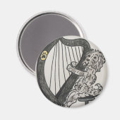 Harnwelpe Magnet (Vorderseite/Rückseite)