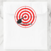 Harnzielpraxis Runder Aufkleber (Tasche)