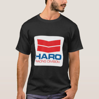 Haro Bmx Racing Division White Red Blue T-Shirt