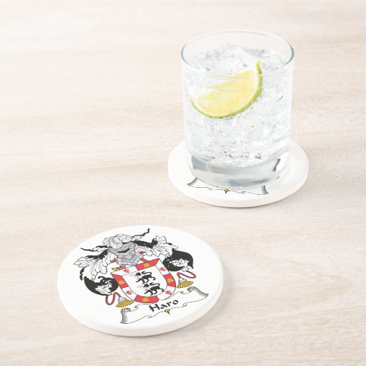 Haro-Familienwappen Untersetzer (Seite)