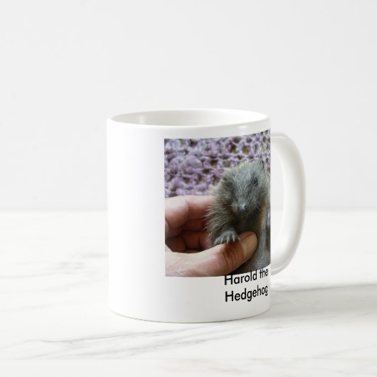 Harold der Igel Kaffeetasse (VorderseiteRechts)