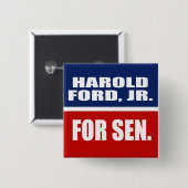 HAROLD-FORD, JR. FÜR SENAT BUTTON (Vorne & Hinten)