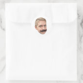 Harold-Gesicht-Sticker Runder Aufkleber (Tasche)