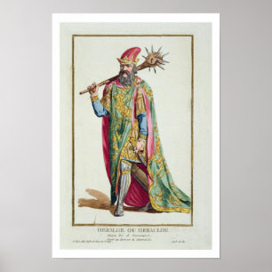 Harold, König von Dänemark von 'Receuil des Estamp Poster