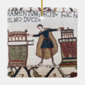 Harold schwört Eid auf heilige Relikte Keramikornament (Rückseite)