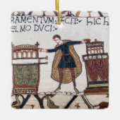 Harold schwört Eid auf heilige Relikte Keramikornament (Vorderseite)