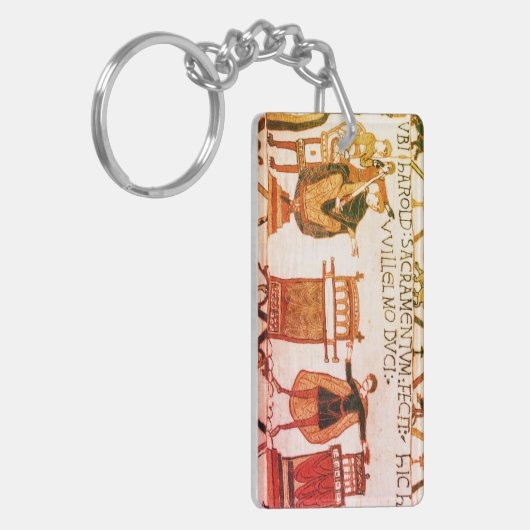 Harold schwört Eid auf heilige Relikte Schlüsselanhänger (Vorderseite links)