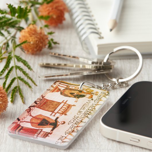 Harold schwört Eid auf heilige Relikte Schlüsselanhänger (Vorderseite rechts)