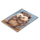 Harold the Hedgehog | Cute Animal Watercolor Notizblock (Linke Seite)