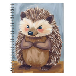Harold the Hedgehog | Cute Animal Watercolor Notizblock