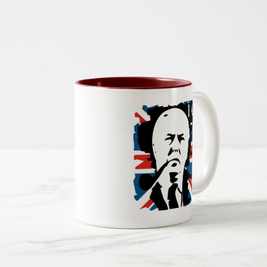 Harold Wilson Zweifarbige Tasse (VorderseiteRechts)