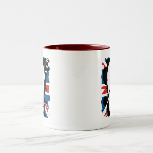 Harold Wilson Zweifarbige Tasse (Mittel)