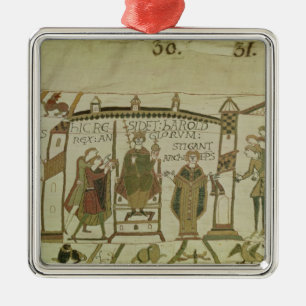 Harold wird die Krone und angeboten Silbernes Ornament