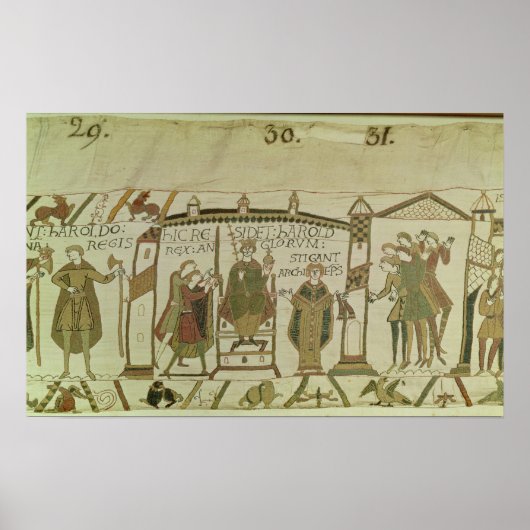 Harold wird die Krone und die Poster (Vorne)