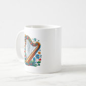 Harp Folk Art Tasse (Vorderseite Links)