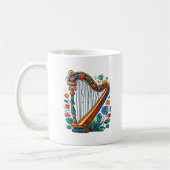 Harp Folk Art Tasse (Links)