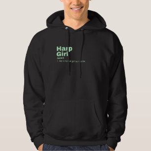 Harp Girl - Harp  Hoodie