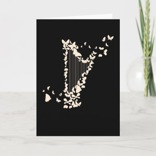 Harp Harpists Karte (Vorderseite)