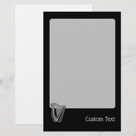 Harp Icon Briefpapier (Vorne/Hinten)