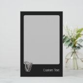 Harp Icon Briefpapier (Stehend Vorderseite)