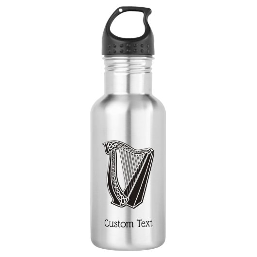 Harp Icon Edelstahlflasche (Vorderseite)