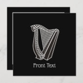 Harp Icon Einladung (Vorne/Hinten)