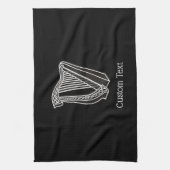 Harp Icon Geschirrtuch (Vertikal)