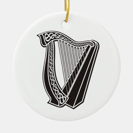 Harp Icon Keramik Ornament (Vorne)