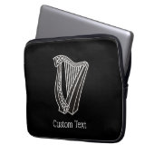 Harp Icon Laptopschutzhülle (Vorderseite Links)