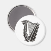 Harp Icon Magnet (Vorderseite/Rückseite)