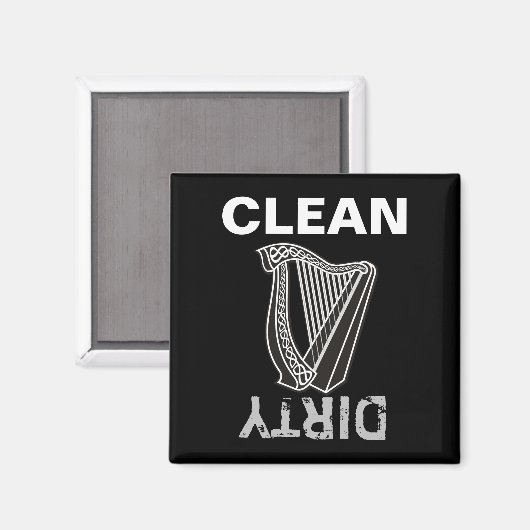 Harp Icon Magnet (Vorderseite/Rückseite)