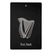 Harp Icon Mini Klemmbrett (Rückseite)