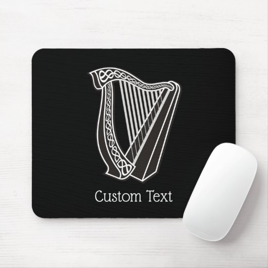 Harp Icon Mousepad (Mit Mouse)