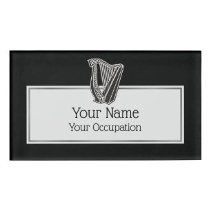 Harp Icon Namenschild