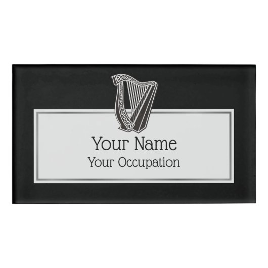 Harp Icon Namenschild (Vorderseite)