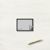 Harp Icon Post-it Klebezettel (Auf Schreibtisch)