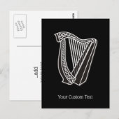 Harp Icon Postkarte (Vorne/Hinten)