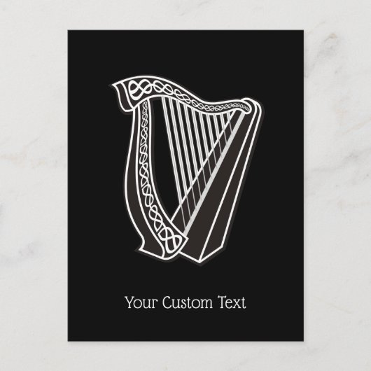 Harp Icon Postkarte (Vorderseite)