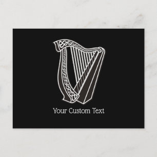 Harp Icon Postkarte